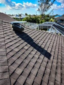 a beautiful cape coral roof repaired after hurricane ian